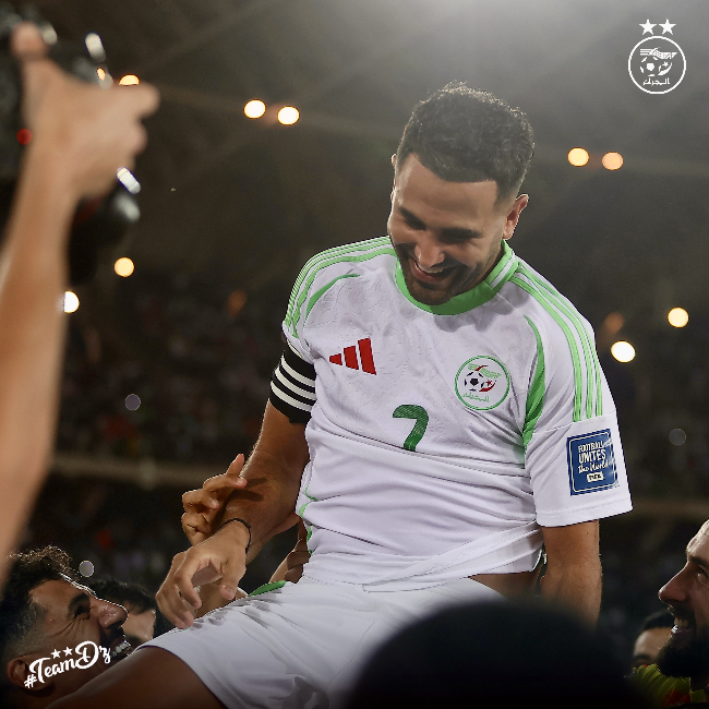 사진=알제리 대표팀 SNS