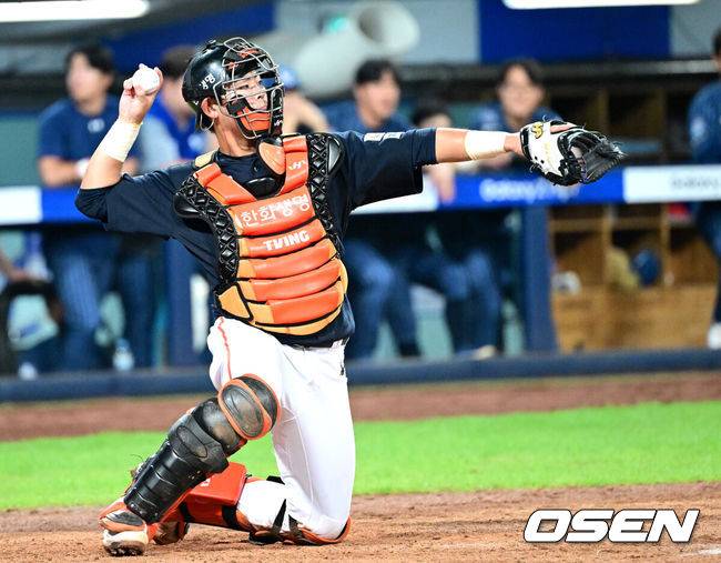 [OSEN=최규한 기자] 한화 허인서. 2025.09.07 / dreamer@osen.co.kr