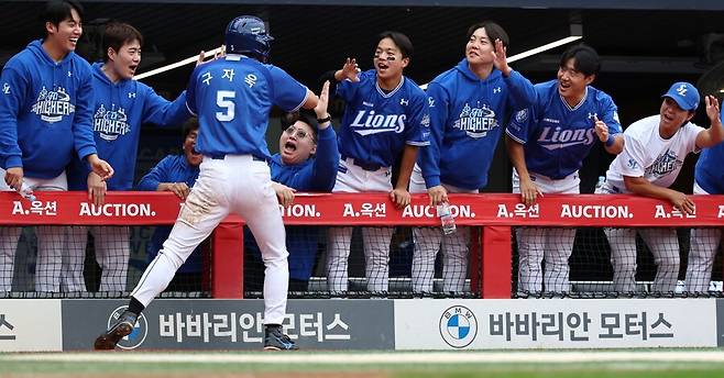 ▲ 삼성의 가을야구 키를 여전히 쥐고 있는 구자욱의 반등 시점에 관심이 모이고 있다 ⓒ연합뉴스