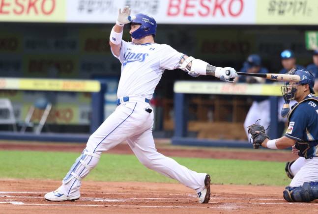 삼성 박병호(왼쪽). /사진=삼성 라이온즈 제공