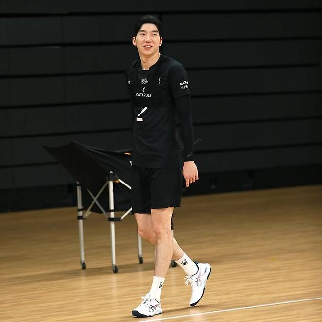 일본 전지훈련 중인 현대캐피탈의 주장 허수봉 [현대캐피탈 배구단 제공. 재판매 및 DB 금지]