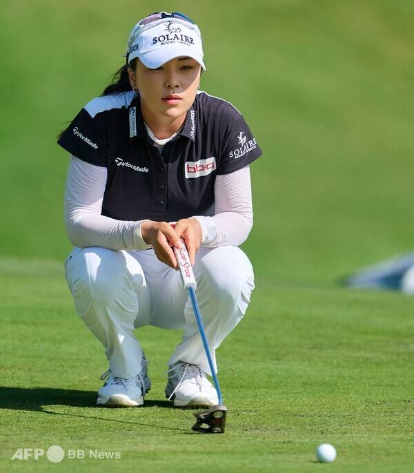 2025년 미국여자프로골프(LPGA) 투어 '아시안 스윙' 뷰익 LPGA 상하이 골프대회에 출전한 윤이나 프로. 사진제공=ⓒAFPBBNews = News1 (사진을 무단으로 사용하지 마십시오.)