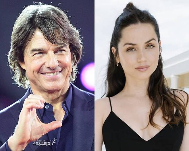 톰 크루즈와 아나 데 아르마스. [사진 출처 = 매일경제 스타투데이 DB 및 사회관계망서비스(SNS) 캡처]