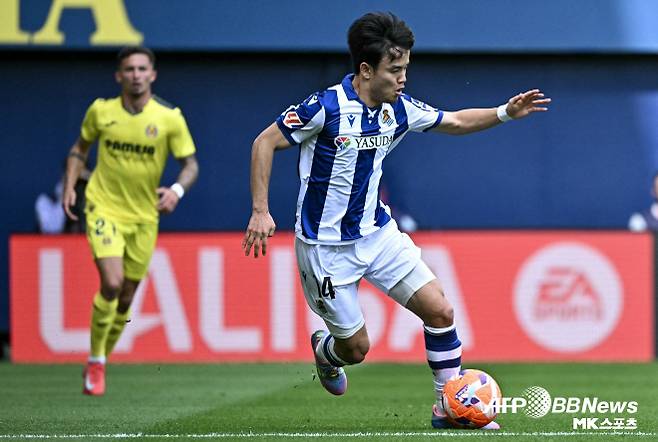 쿠보는 스페인 프리메라리가 레알 소시에다드에서 활약 중이다. 사진=AFPBBNews=News1