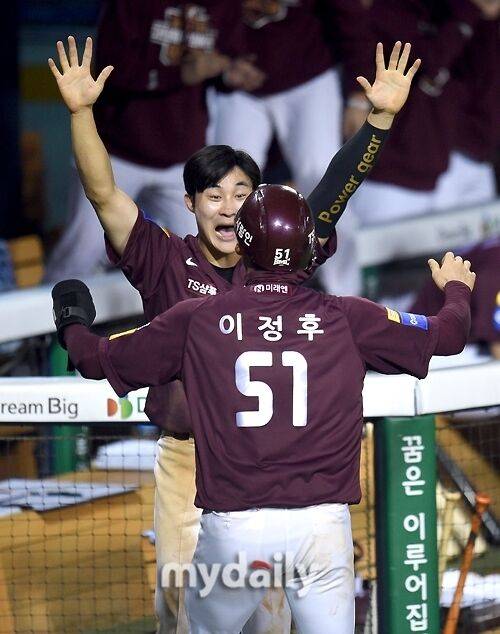 히어로즈 시절 이정후와 김하성./마이데일리