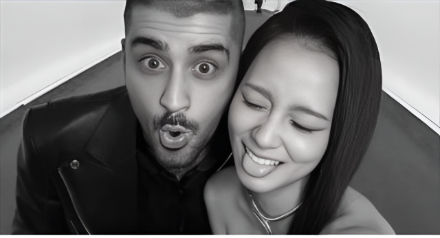 블랙핑크 지수와 팝 가수 제인(ZAYN). /지수 소셜미디어