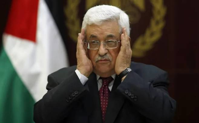 마흐무드 압바스 팔레스타인 자치정부(PA) 수반의 모습. PA는 압바스 수반이 20년 가까이 집권하면서 민주적 정당성을 잃고, 부패, 무능 등으로 비판받으며 가자지구 통치권을 잃었다.[알자지라 방송 캡처]