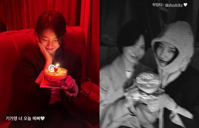 송혜교, 수지. 사진|송혜교 인스타그램