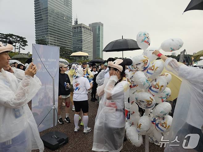 11일 서울 여의도공원 일대에서 '디즈니런 서울 2025'(Disney Run 2025)이 개최됐다.ⓒ 뉴스1/김진희 기자.