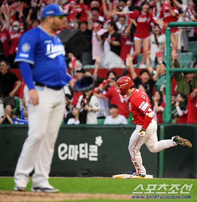 박진만 감독의 9회말 후라도 깜짝 카드는 실패였다.