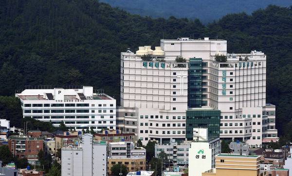 옛 침례병원 전경. 국제신문DB