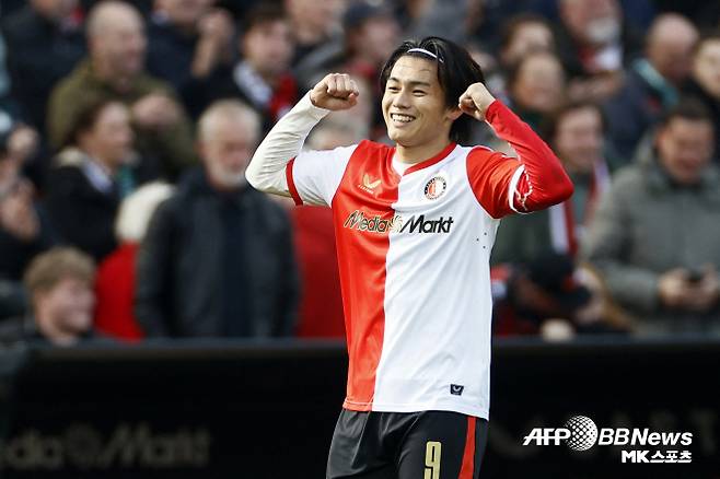 일본 축구 대표팀 공격수 우에다 아야세. 사진=AFPBBNews=News1