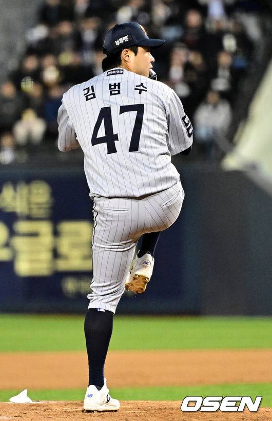 [OSEN=지형준 기자] 한화 김범수. 2025.04.08 / jpnews@osen.co.kr