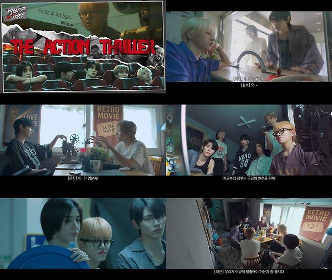 보이넥스트도어가 미니 5집 ‘The Action’과 연계된 자체 콘텐츠 ‘THE ACTION THRILLER’를 공개하며 영화적 콘셉트로 컴백 열기를 끌어올렸다. 사진제공 | KOZ 엔터테인먼트