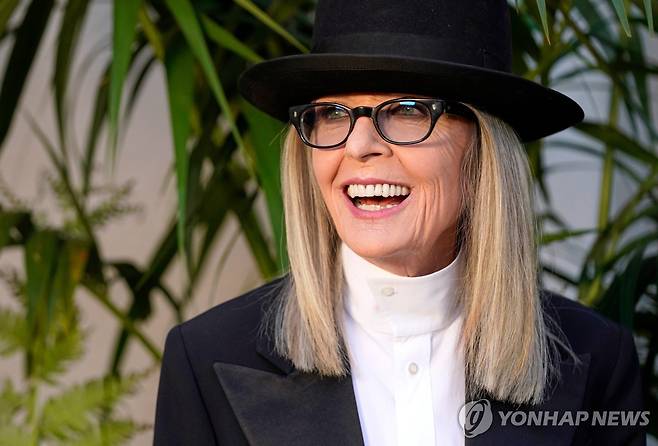 다이앤 키튼 생전 모습 [AP 연합뉴스 자료사진. 재판매 및 DB 금지]