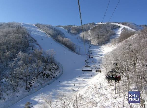 부영그룹 무주덕유산리조트 스키장 전경. ⓒ부영그룹