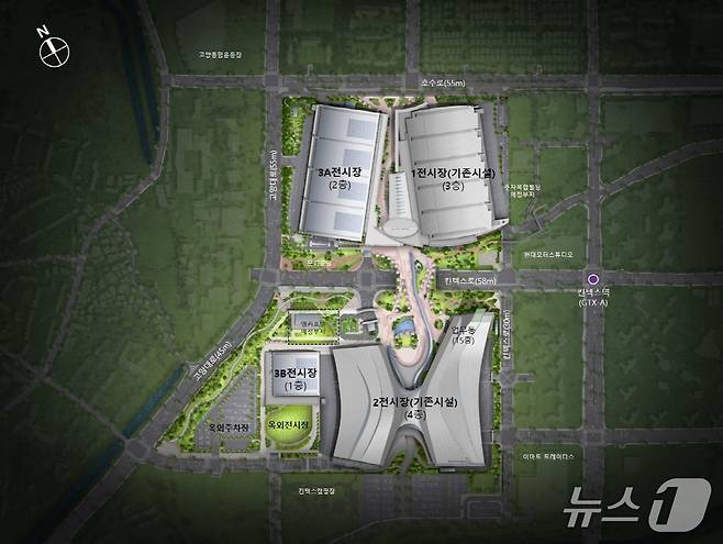 킨텍스 제3전시장 조감도. (고양시 제공, 재판매 및 DB금지)