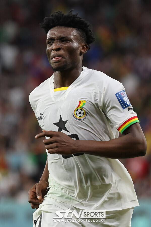 가나 축구 대표팀 모하메드 쿠두스. 사진┃뉴시스