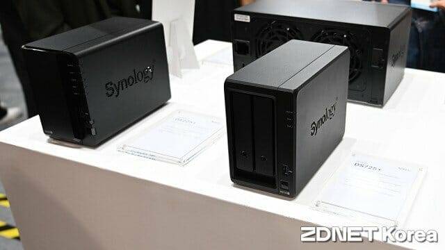 시놀로지가 올해 출시한 2베이 NAS DS225+, DS725+. (사진=지디넷코리아)