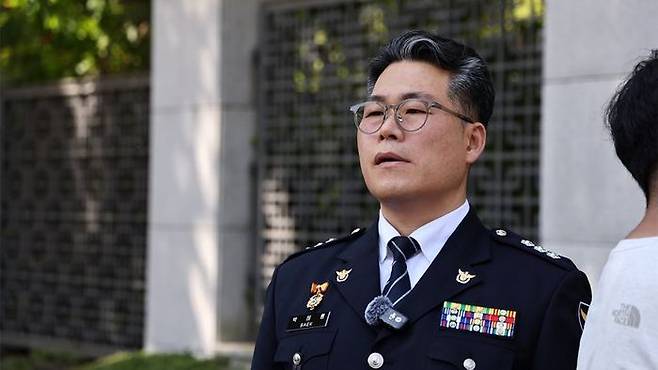 백해룡 경정.ⓒ연합뉴스