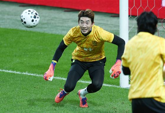 홍명보팀 주전 골키퍼 조현우. 연합뉴스