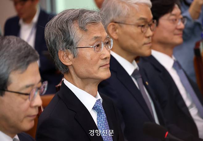 조희대 대법원장이 13일 국회에서 열린 법제사법위원회 국정감사에 참석해 있다. 권도현 기자