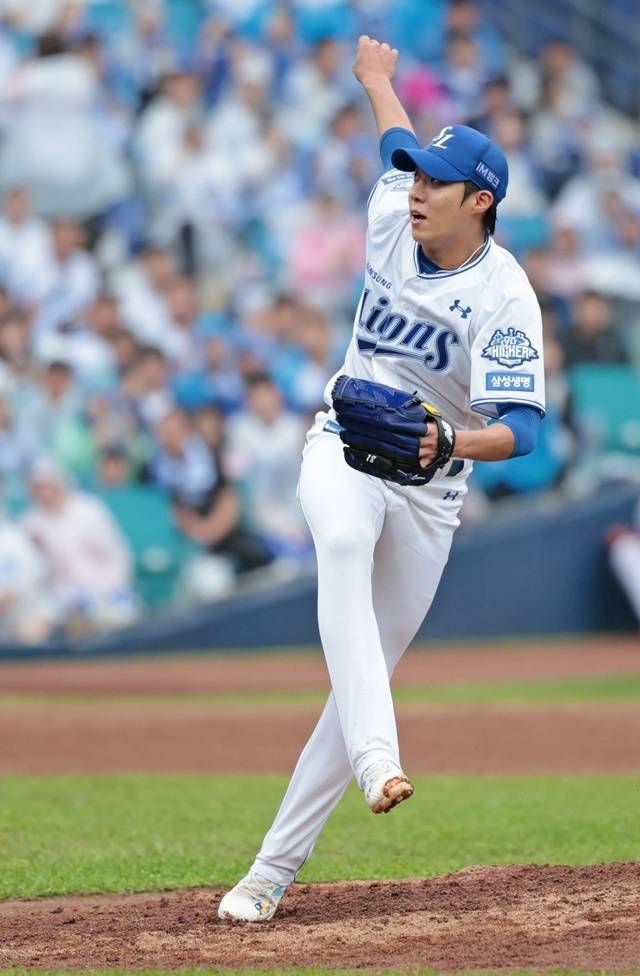 푸른 피의 에이스인 원태인. 사진=삼성 제공