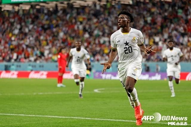 가나 축구 대표팀 간판 공격수 모하메드 쿠두스. 사진=AFPBBNews=News1