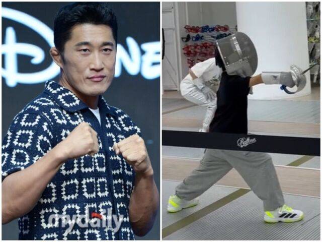 김동현, 아들 김단우./마이데일리DB