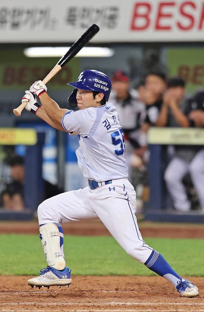 ▲ 3차전 선발 라인업에 들어오는 김지찬 ⓒ 삼성 라이온즈