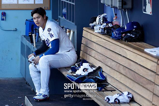 ▲ 다저스가 2년 연속 월드시리즈에서 우승하기 위해서는 오타니의 정상 타격이 반드시 필요하다