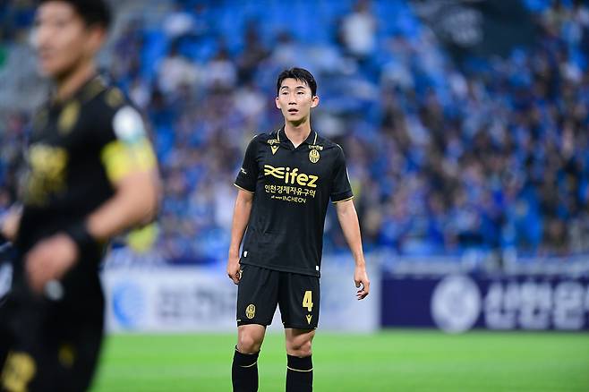 인천 유나이티드 수비수 김건희. /사진=인천 유나이티드 제공