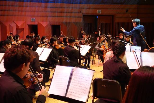 ▲ 네패스 루아 오케스트라 공연사진. /네패스 제공