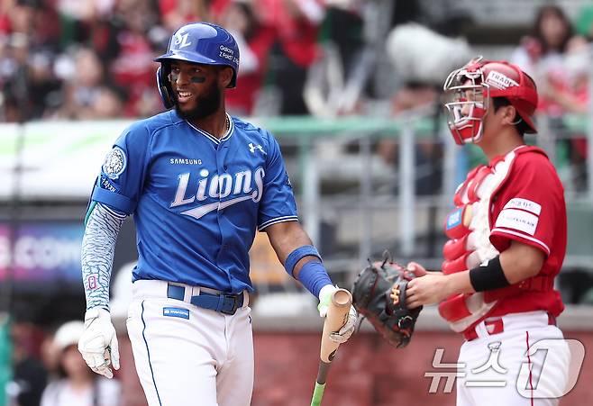 삼성 라이온즈 외국인 선수 르윈 디아즈. 2025.10.11/뉴스1 ⓒ News1 김성진 기자