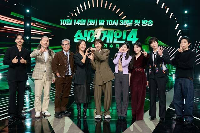 가수 이승기 임재범 윤종신 백지영, 작사가 김이나, 가수 태연 이해리 규현 코드 쿤스트(왼쪽부터)가 14일 오전 10시 온라인으로 진행된 JTBC 새 오디션 프로그램 '싱어게인-무명가수전' 시즌4 제작발표회에 참석해 다양한 이야기를 나눴다. /JTBC