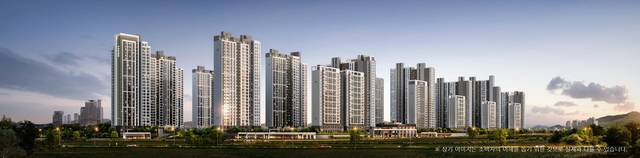 ‘운정 아이파크 시티’ 투시도. (HDC현대산업개발 제공)