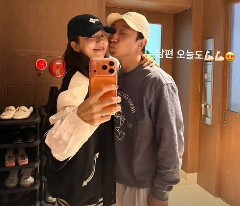 손담비, 이규혁./소셜미디어