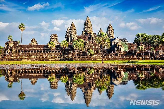 [서울=뉴시스] 캄보디아 씨엠립의 앙코르와트.