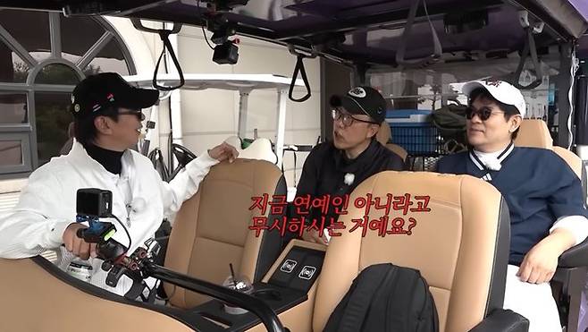 [서울=뉴시스] 방송 활동이 한동안 뜸했던 방송인 김제동이 오랜만에 근황을 전했다. (사진=유튜브 채널 '김국진 김용만의 길' 캡처) 2025.10.14. photo@newsis.com *재판매 및 DB 금지