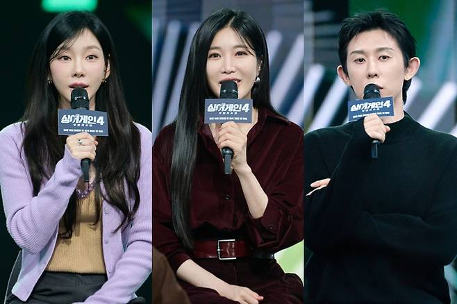 왼쪽부터 태연, 이해리, 코드 쿤스트. JTBC 제공