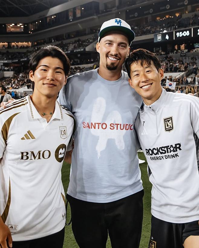 ▲ 김혜성 스넬 손흥민 ⓒLA 다저스 공식 SNS