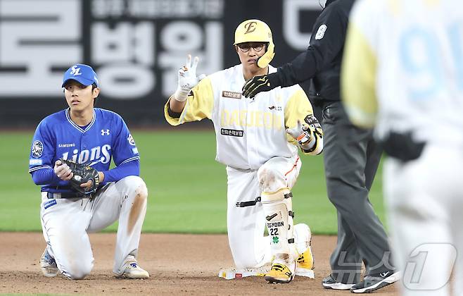 한화 이글스와 삼성 라이온즈가 2007년 준플레이오프 이후 18년 만에 포스트시즌에서 맞대결을 펼친다. 2025.5.7/뉴스1 ⓒ News1 김기남 기자