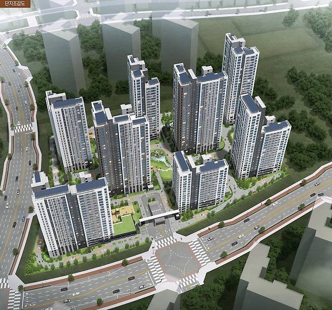한국토지주택공사(LH) 남양주진접2 A7블록 조감도. [LH 제공]