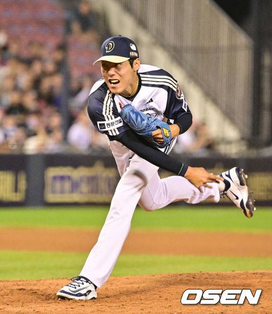 두산 투수 윤태호 / OSEN DB