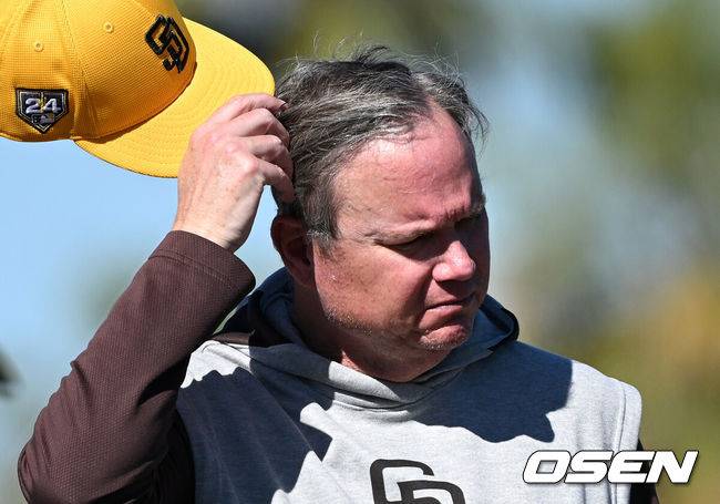 [OSEN=이대선 기자] 샌디에이고에서 은퇴한 마이크 쉴트 감독. 2024.02.13 /sunday@osen.co.kr
