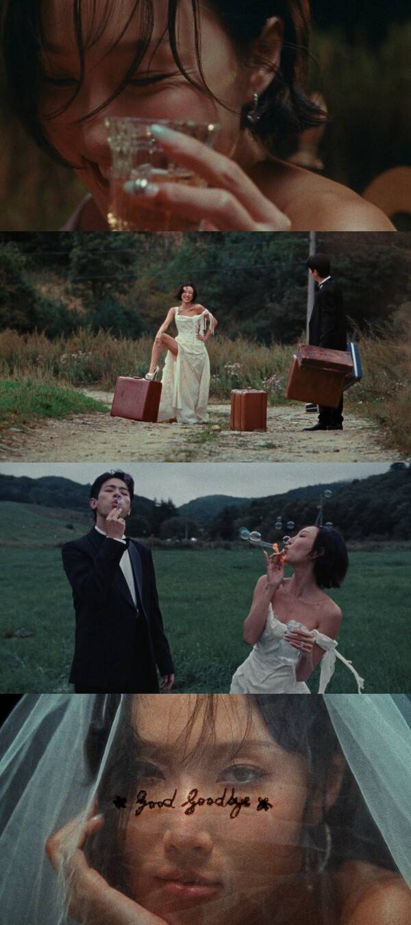 ▲ 화사가 15일 싱글 '굿 굿바이'를 발표한다. 사진은 '굿 굿바이' 뮤직비디오 티저 영상 캡처. 제공|피네이션