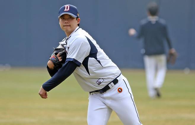 전 두산 베어스 투수 남호. /사진=두산 베어스 제공