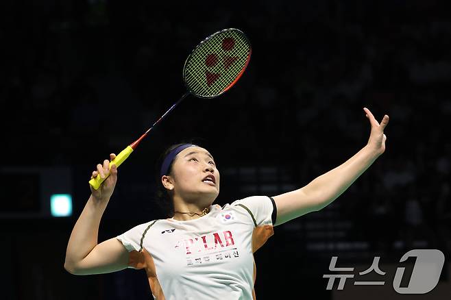 안세영이 덴마크 오픈 8강에 진출했다. 2025.9.28/뉴스1 ⓒ News1 김영운 기자