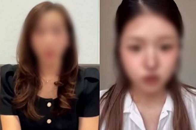 캄보디아에 거주 중인 한국 여성들. 캄보디아 내무부 페이스북 영상 캡처