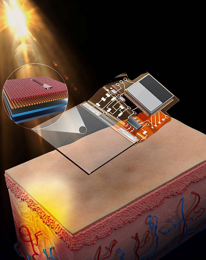 강성준 경희대 신소재공학과 교수가 이끄는 국내 연구진이 유비전랩과 함께 완전히 투명한 UVA 감지 센서를 개발했다./Jnnovation Studio